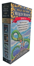 Magic Tree House Merlin Missions Books 1-4 Boxed Set: Christmas in Camelot; Haunted Castle on Hallows Eve; Summer of the Sea Serpent; Winter of the Ic